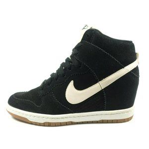 Nike Dunk Sky Hi Hidden Wedge Suede Sneaker